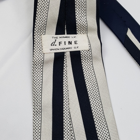 D. Fine LV Mirage S.f. retro vintage silk tie - Picture 5 of 8